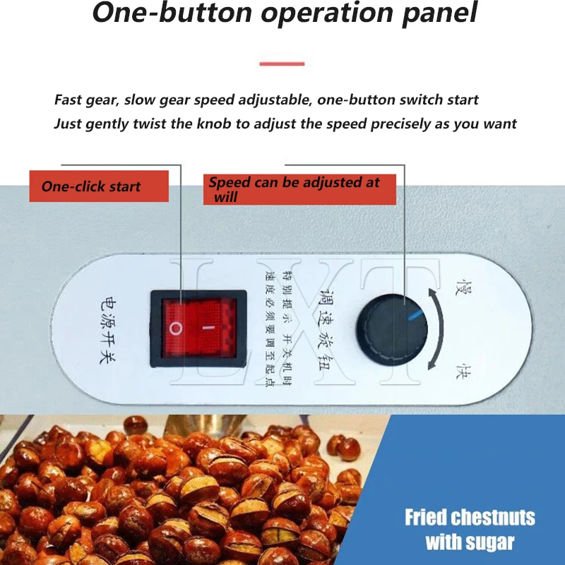 Commercial Electric Chestnut Cutting Maker Chestnut Opening Machine