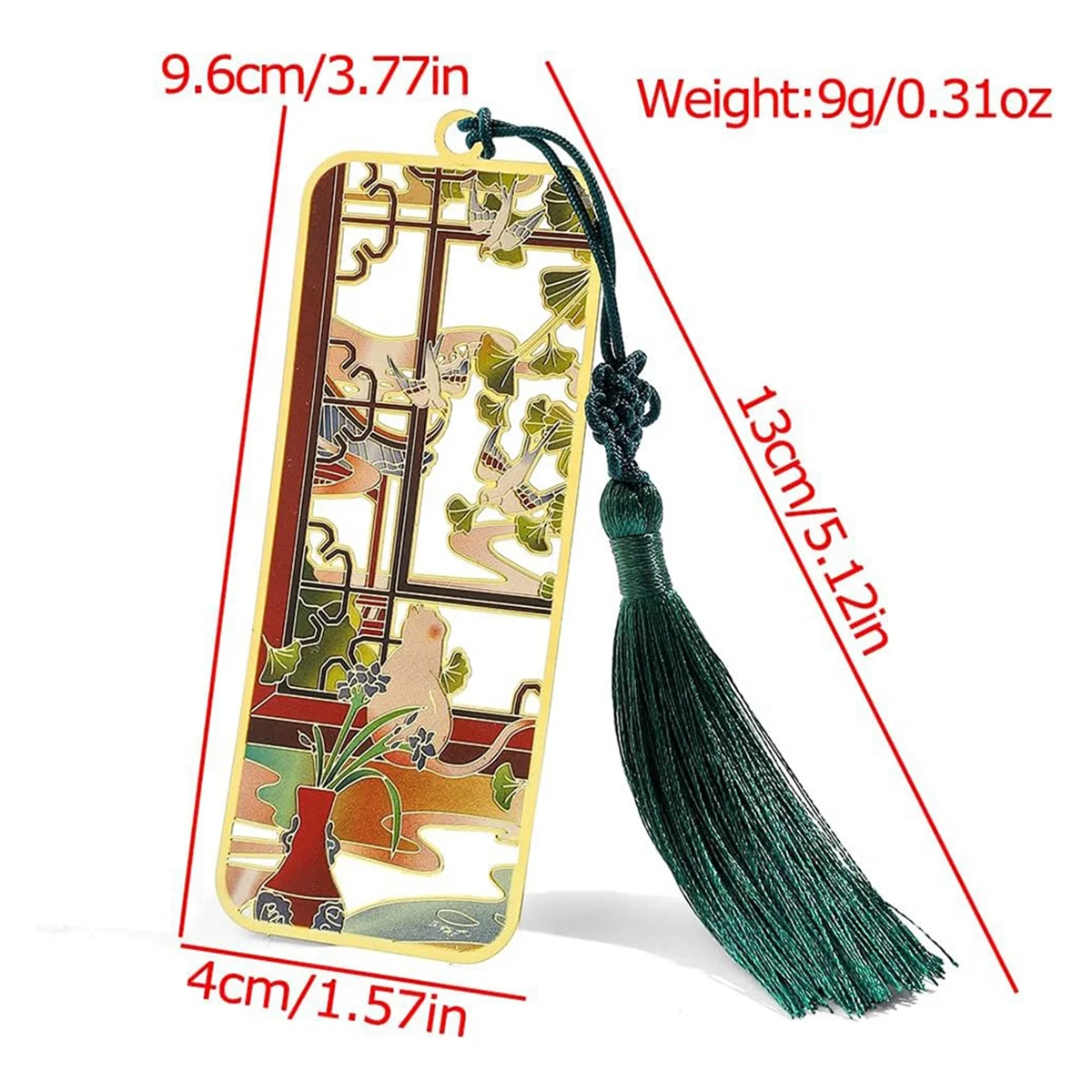 

Популярные закладки в стиле древний китайского дворца, закладки в виде лотоса с кошачьим карпом и летающим журавлем с кисточками, подарки для любителей книг