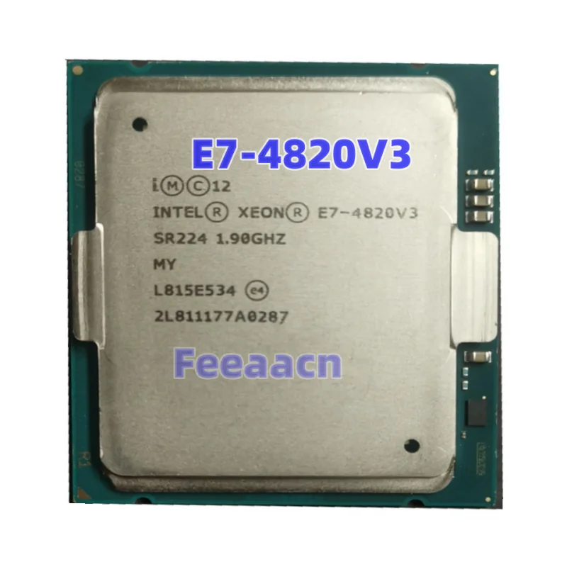 Processador usado Xeon E7 4820V3 10 core 20 thread 1.9G main frequency 115W 25M LGA 2011 cache processor E7-4820V CPU e7 4820v3