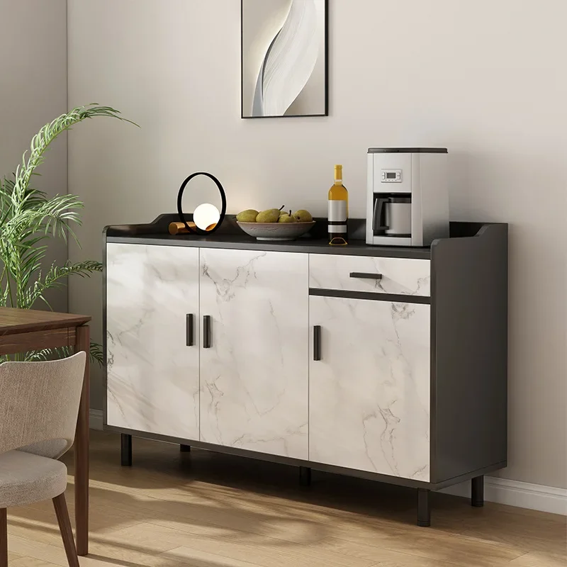 Dining side cabinet integrated storage  against the wall modern simple tea bar machine  tea cabinet household