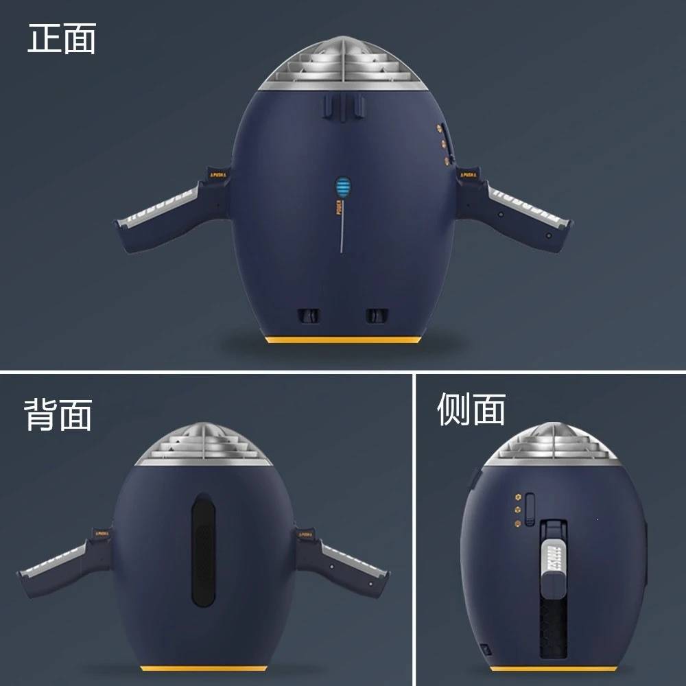 Underwater booster: handheld foldable underwater thruster for outdoor diving and underwater flight