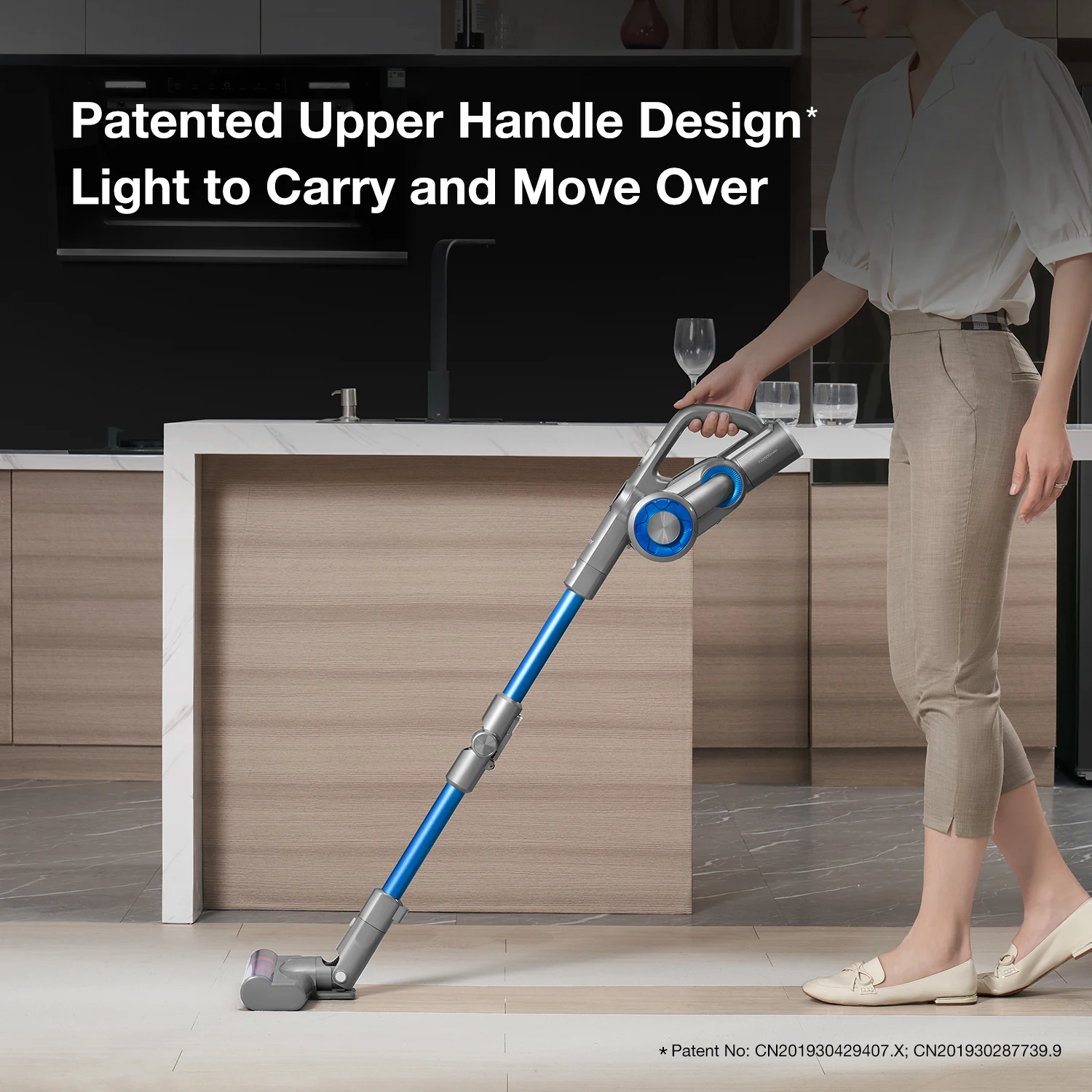 JIMMY H8 Cordless Wireless Handheld Bendable Vacuum, 25KPa Suction Power, 60Mins Runtimes, Removable Battery, 0.5L Dust Cup