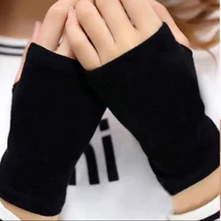 Winter Gloves Female Fingerless Gloves Without Fingers Women Cashmere Warm Winter Thermals Gloves Hand Wrist Warmer Mittens