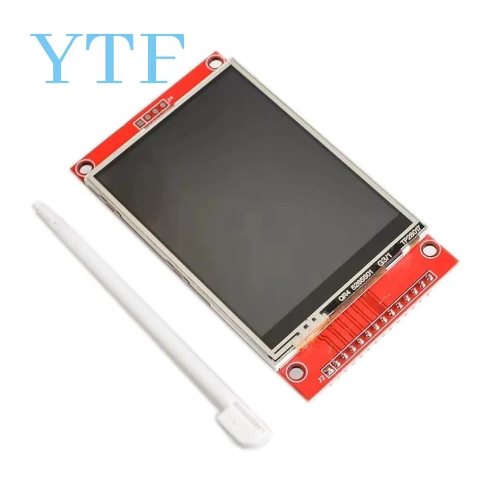 

240x320 2,8 "SPI TFT lcd Сенсорная панель модуль последовательного порта с PBC ILI9341 2,8 дюймов SPI серийный Белый светодиодный дисплей с стилусом