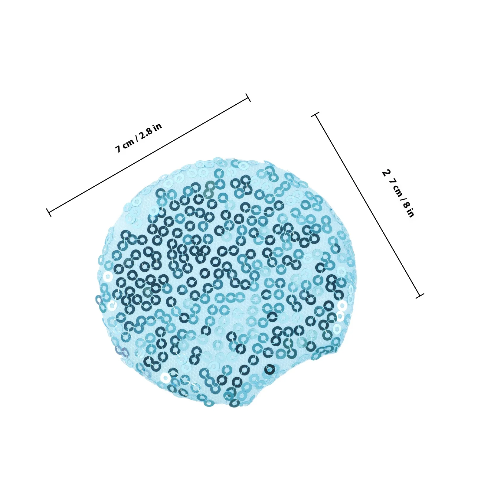 18 قطعة آذان الماوس الترتر لتقوم بها بنفسك عدة الحرفية لمشبك الشعر عقال صنع لوازم بريق الفئران آذان مشبك شعر صنع الملحقات #3