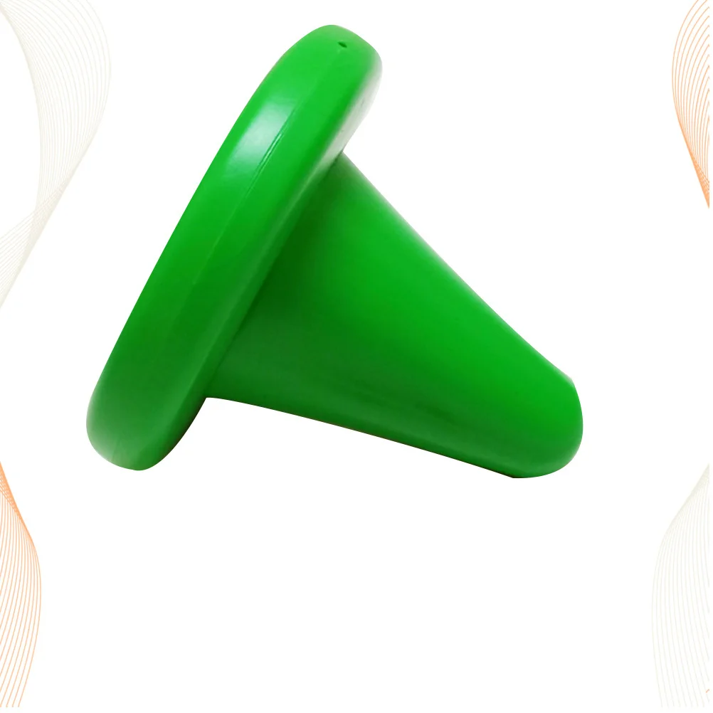 Cadeira de equilíbrio para crianças, banco de plástico premium com pés únicos, treinamento de equilíbrio infantil, jogo de assento em sala de aula, verde