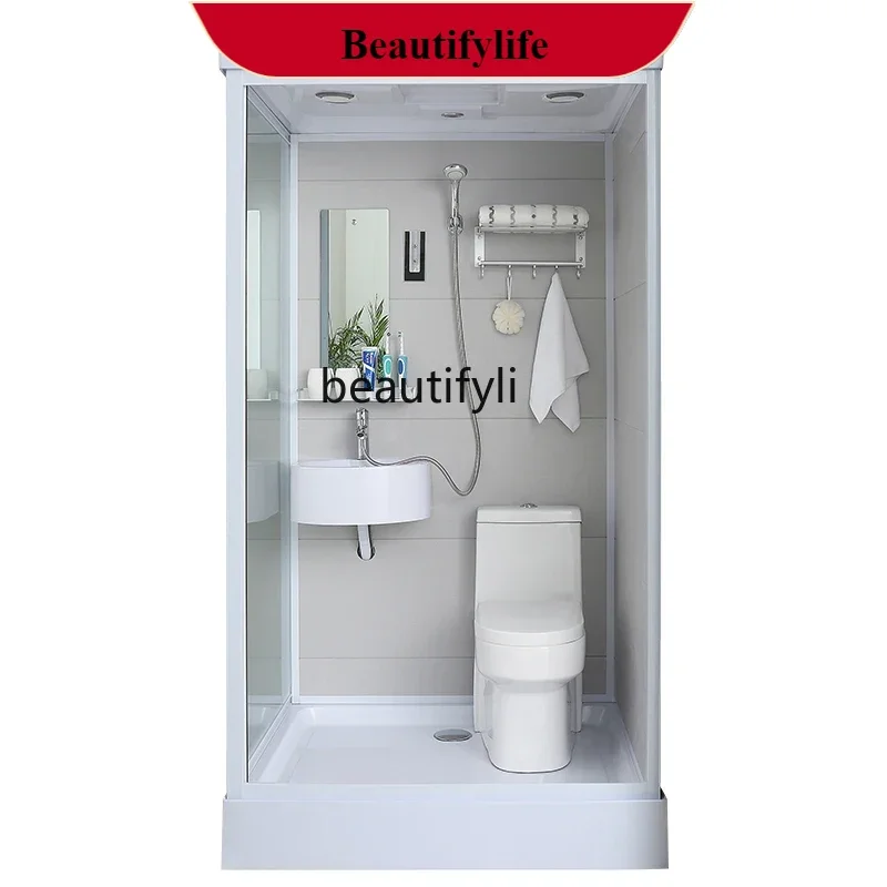 

Shower Room Household Integrated Bathroom Rural Toilet Bathroom Simple Integrated Bathroom Bath F56