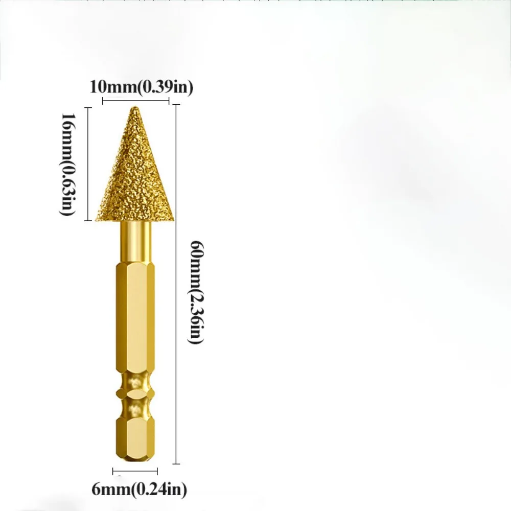 

Шестигранный хвостовик, борфрезы с покрытием Adamas, эффективный абразивный инструмент, прочный инструмент, набор шлифовальных головок Adamas, тонкая детализация
