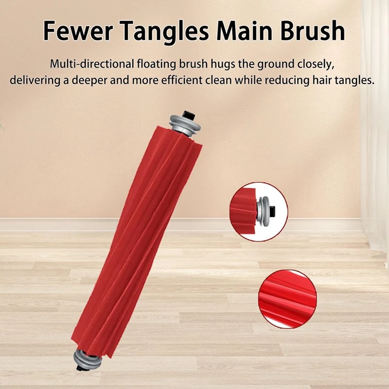 مجموعة الملحقات لقطع غيار روبوت المكنسة الكهربائية Qrevo S/Qrevo Pro/Qrevo Plus/Qrevo-Maxv-A69M