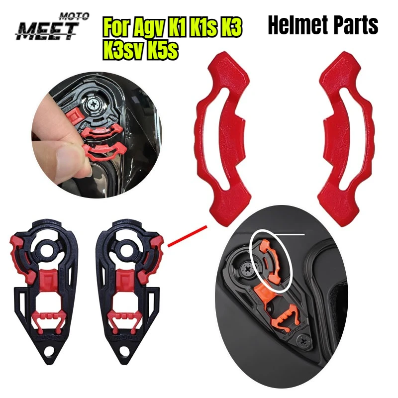 For Agv K1 K1s K3 K3sv K5s Anti Fog Nail Buckle Parts Screw Helmet Parts Lens Accessories Limit Stop Motociclista Accesorios