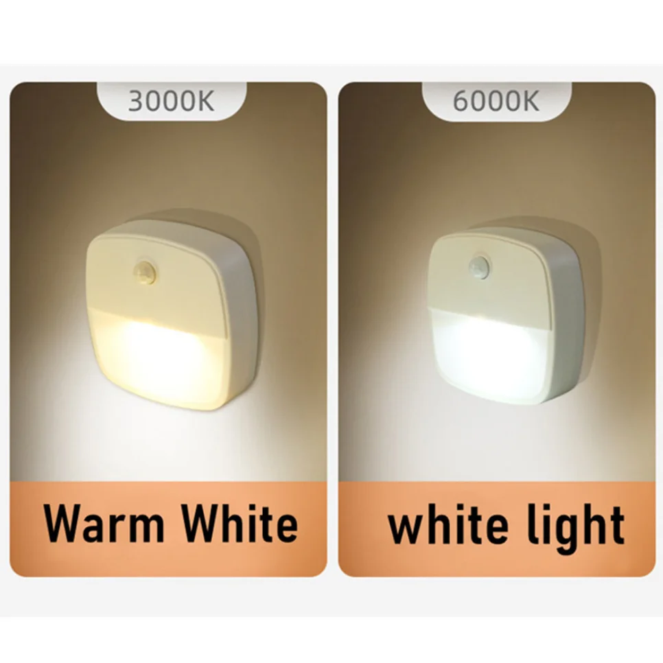 Motion Sensor Light Wireless LED Night Lights AAA Battery Powered Bedroom Wall Staircase Closet Aisle Body Induction Home lights