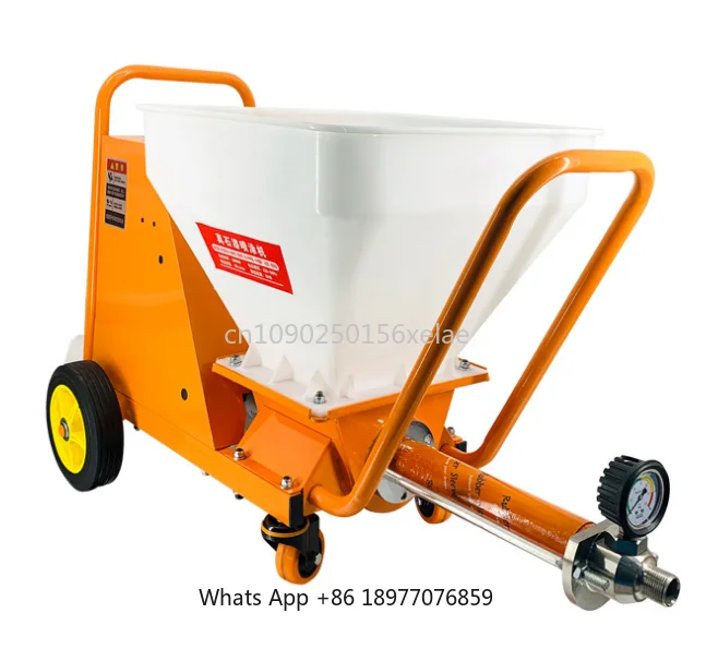 Small Mortar Wall Plastering Gypsum Spraying Machine Real Stone Paint Spraying Machine