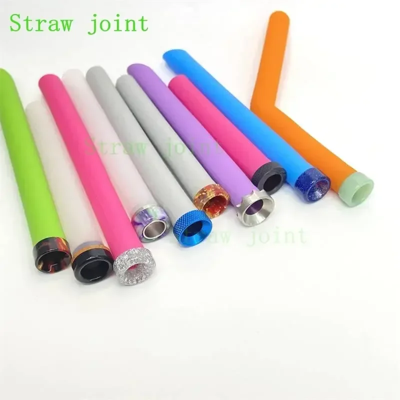 1 قطعة 810 الفولاذ المقاوم للصدأ الراتنج بالتنقيط تلميح دون حلقة لإحكام الإغلاق 528 GOON القش المشتركة