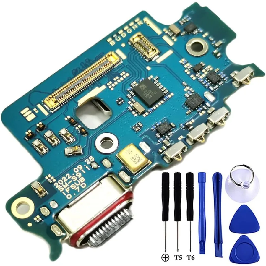 

Galaxy S23 USB Charging Port Cable Replacement SMS911U Type C Charger Dock Board Cable Connector for Samsung S23 S911U1 Port