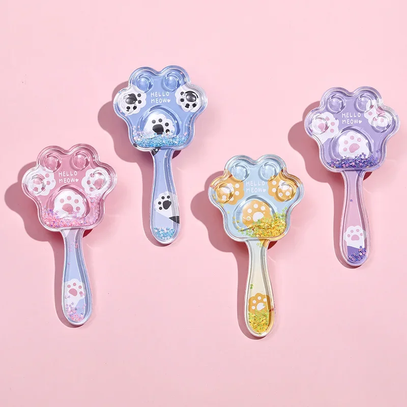 Dog Paw Shaped Hair Brush High Quality Anti-knot Massage Comb Cartoon Children Cute Hairdressing Comb Children Hair Care Comb