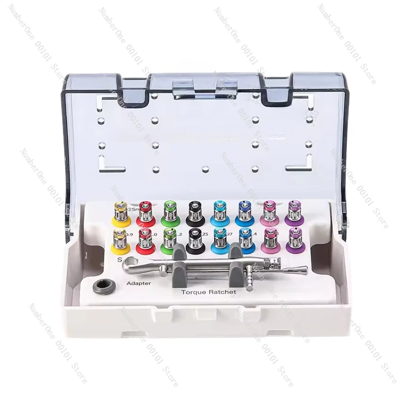 

Dental implant tool box, implant screwdriver torque wrench, oral universal repair tool box