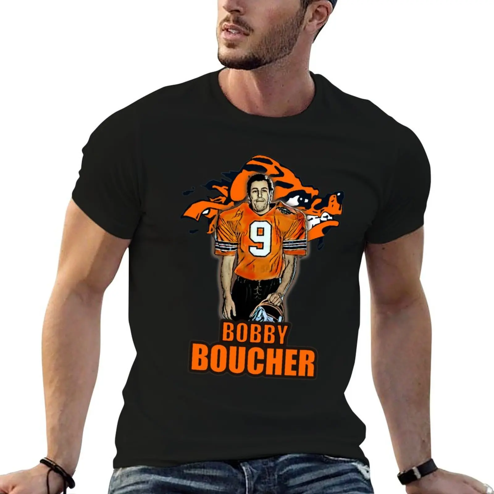 

Bobby Boucher T-Shirt t shirt men 100% cotton luxury brand man t shirt graphic T-Shirt