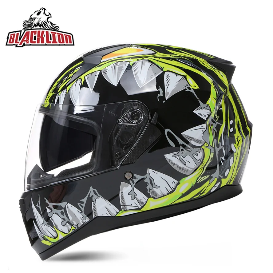 

Full Face Racing Helmets Double Visor Off Road Motorcycle Helmet Motorbike Casco Moto Motocross capacete DOT Approved Men Women