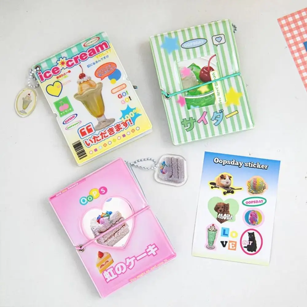 

Photo Card Sleeve Mini Photocard Binder Collect Case 20 Sheet Card Protection Collection Book American Style Two-sided