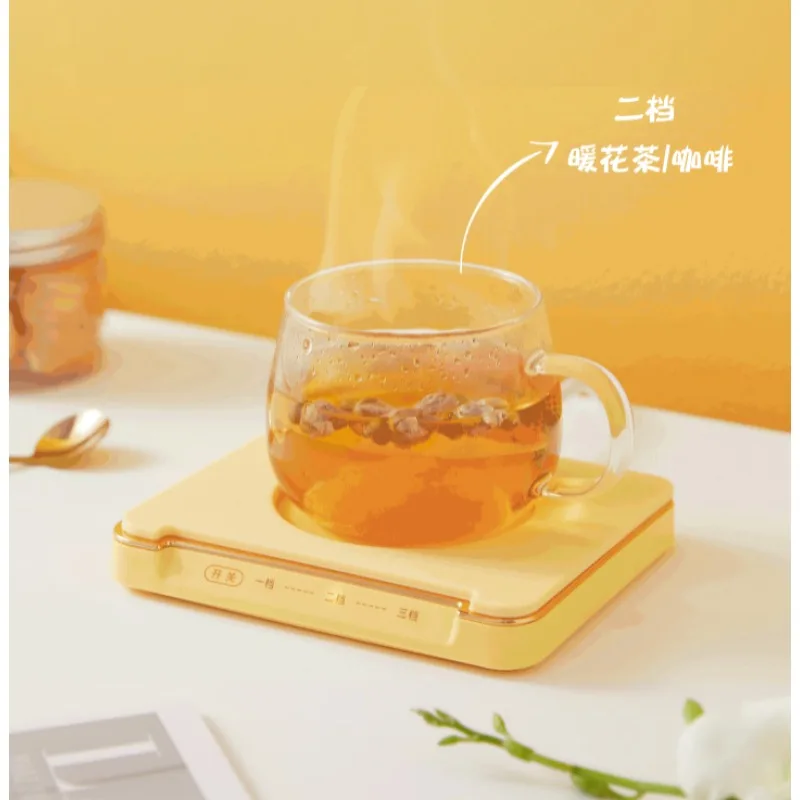Temperatura ajustável Aquecimento Cup Mat, função temperatura constante para uso doméstico ou escritório