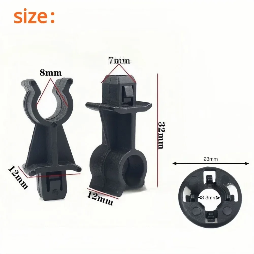 التجنيب مجموعة مشابك لنيسان قاشقاي Dualis J10 نافارا D40 باثفندر R51 بونيه هود دعم Prod قضيب حامل مشابك 65722EB300 #6