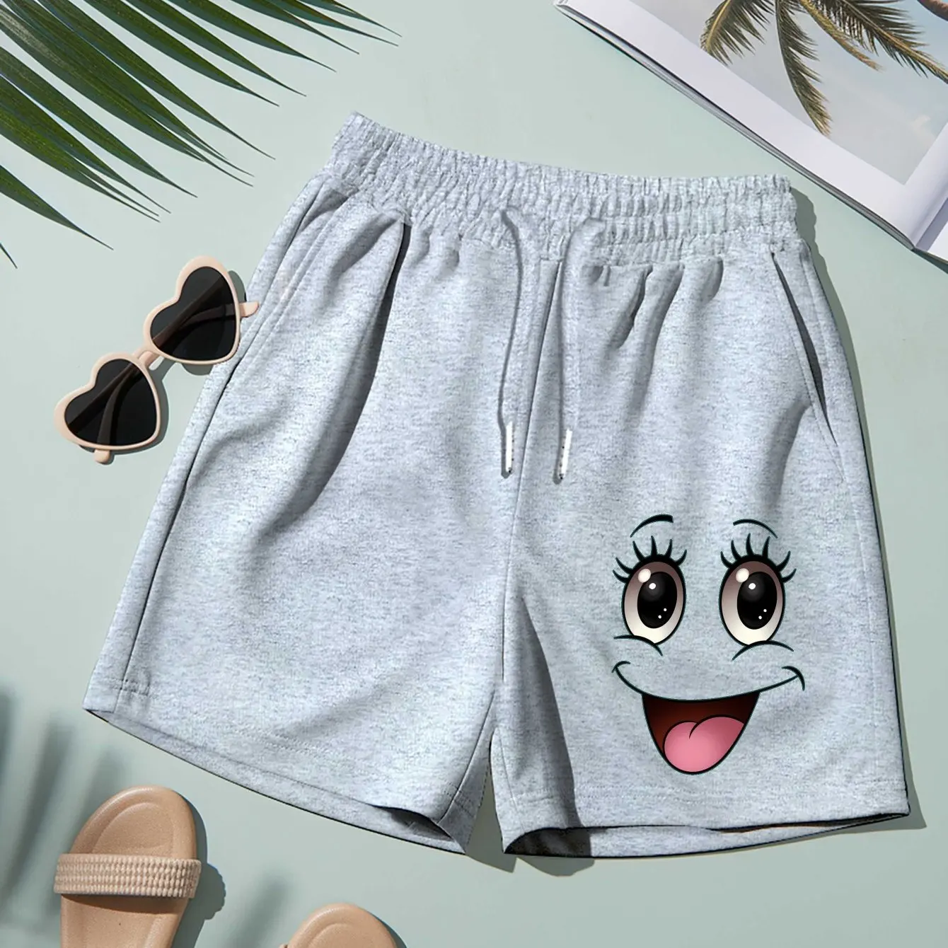 

New Women's Shorts Summer Casual Versatile American Trendy Outerwear Pants Summer Beach Pants