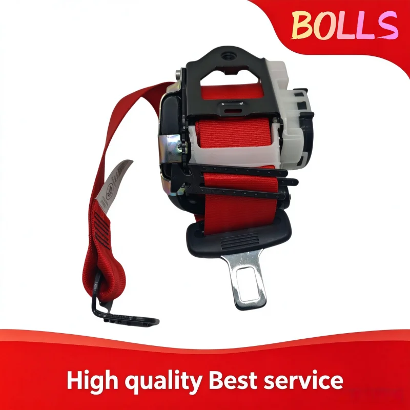 Three-point safety belt (Carrera Red) For Porsche Macan 95B 2014-2027 95B857805BOA5