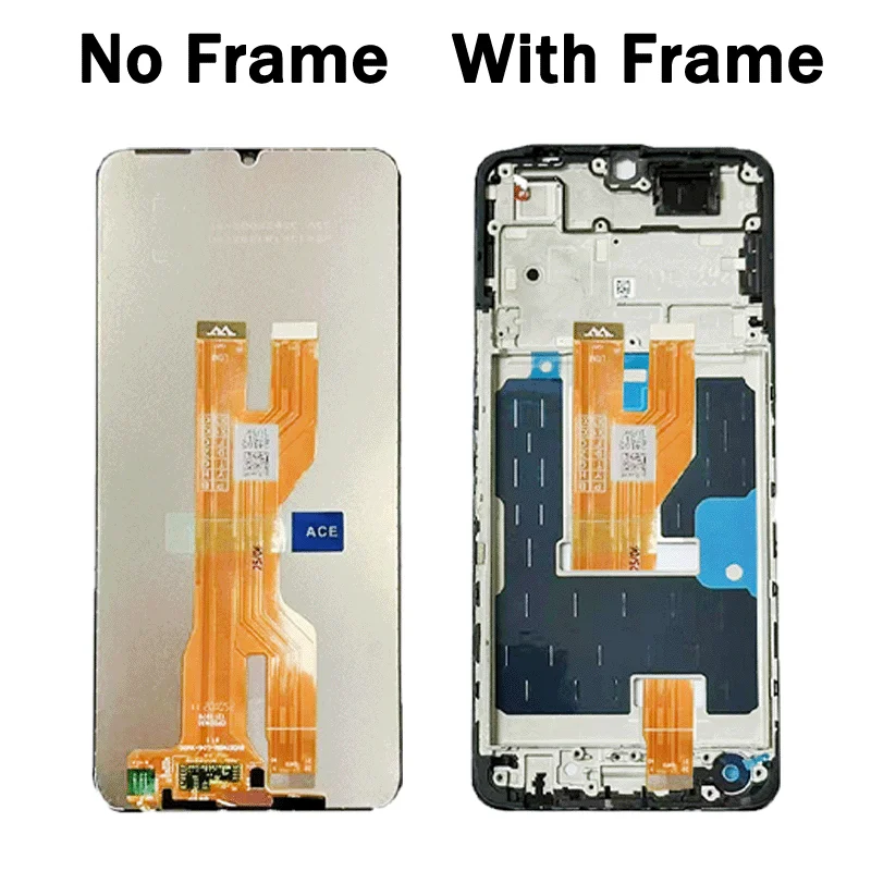 Wysokiej jakości wyświetlacz Y04 o przekątnej 6,74 cala do VIVO Y04 V2430, ekran dotykowy LCD z digitizerem, zamiennik wyświetlacza LCD do Vivo Y19e. — zdjęcie produktu 3