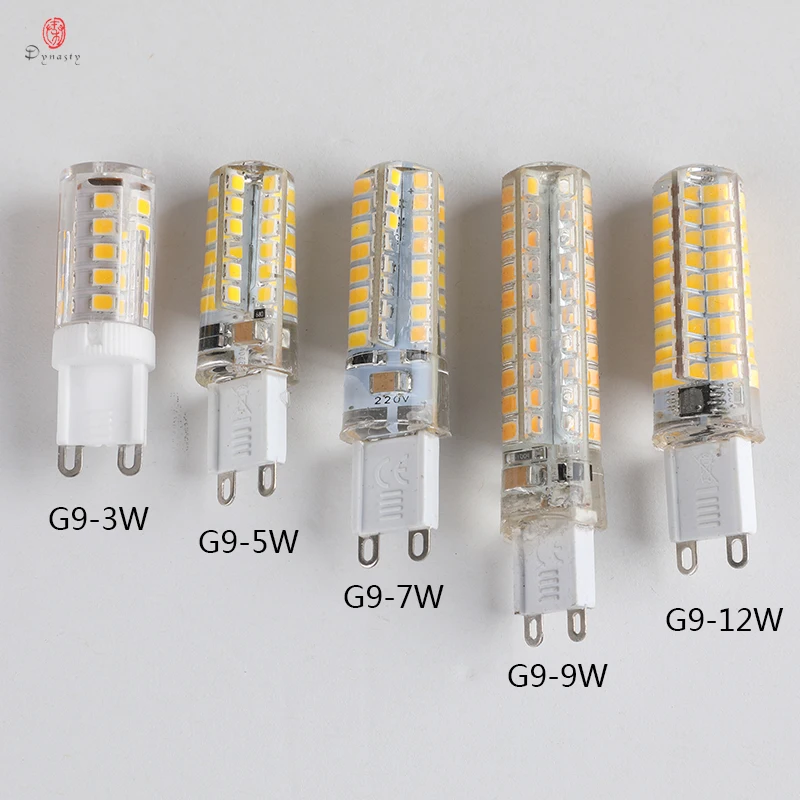 LED G4/G9 Bulbs AC/DC 12V/220V Silicon Corn Bulb Replace Traditional of Halogen Bulb For Lighting Fixture Accessories 10Pcs/Lot