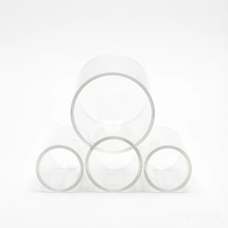 Quartz Capillary Tube OD0.9 ID0.4 L300mm, High Temp Silica Glass Single-Bore Tube for Lab