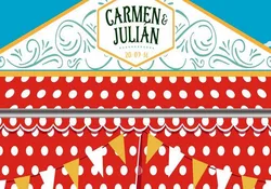 custom Photocall Boda Feria Abril April Fair Exposition backdrop High quality Computer print party background