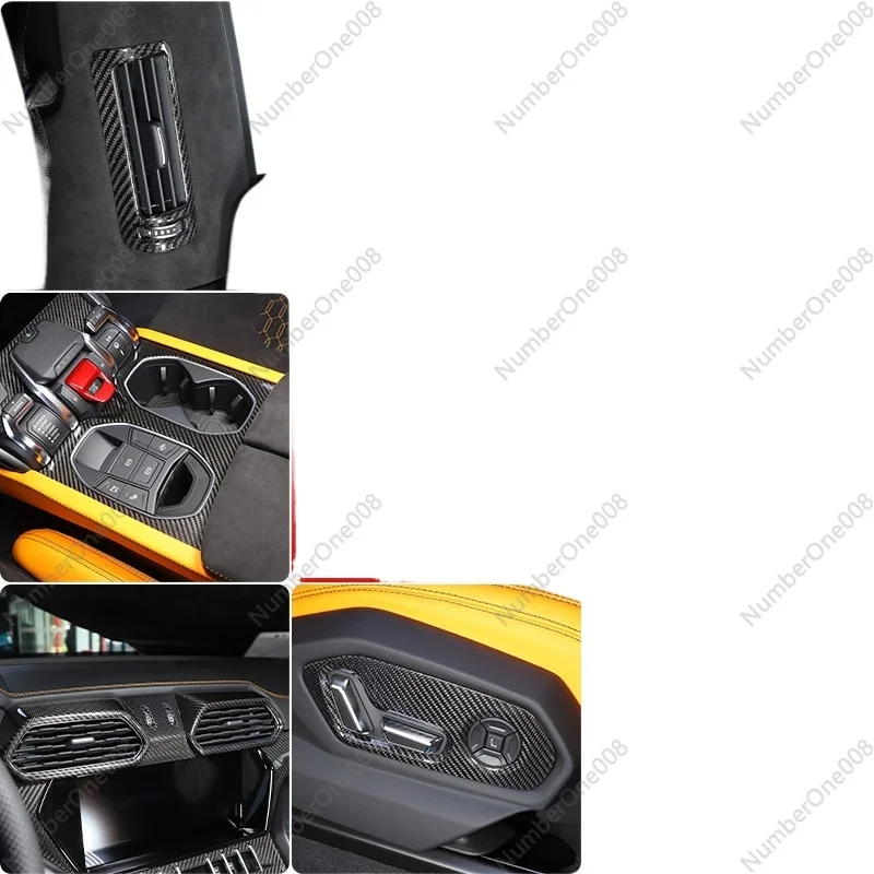 

Suitable for 18-23 Lamborghini URUS Carbon Fiber Decoration, Central Control Panel Sports Mode Frame Interior Modification