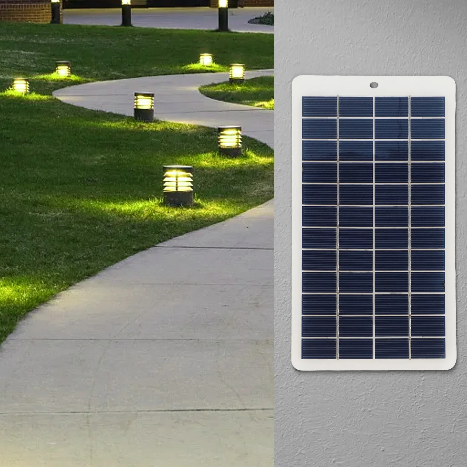 DC Charging Interface 12V Solar Charger For Outdoor Activities Max Efficiency 20 High Efficiency Solar Charging Solution