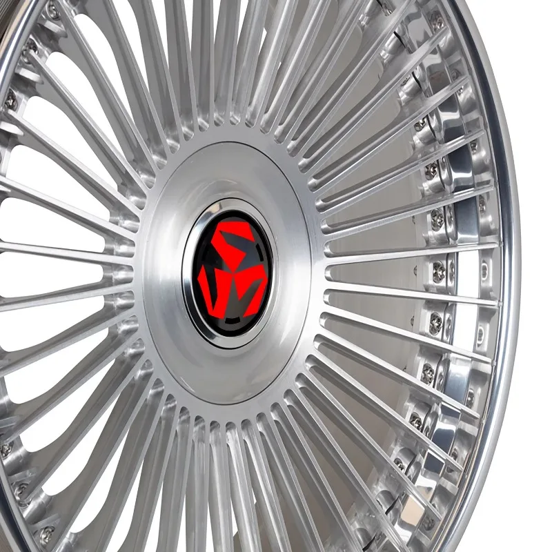 Deep Dish Styling T6061 High Polish Forged Alloy Rims 20-26 Inch 5x120 Aftermarket Wheels For Classic Muscle Car Restoration Pro