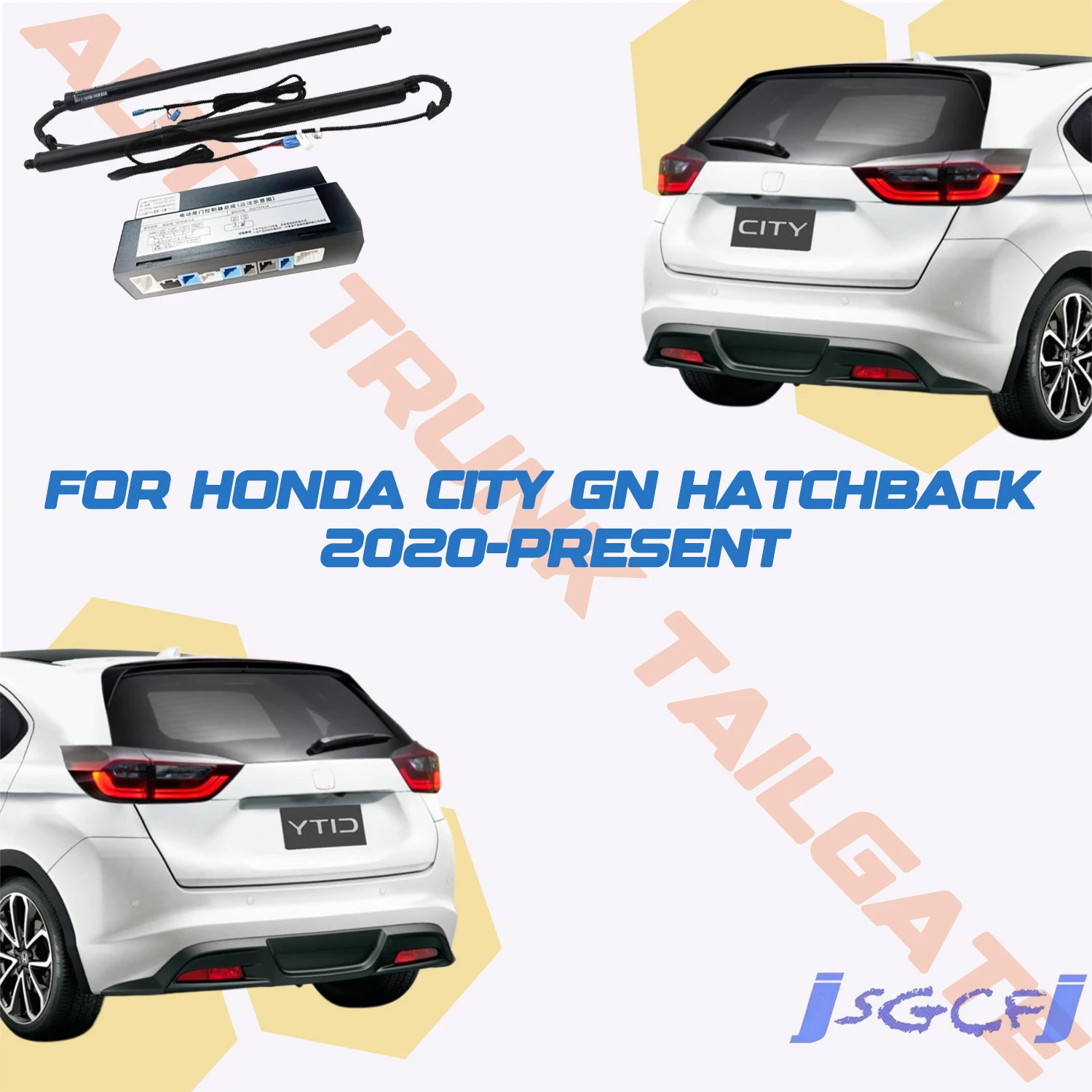 

Для Honda City GN Hatchback 2020-настоящее время автомобиля, подъемник багажника, электрический люк, задняя дверь, стойка задней двери, автоматический привод задней двери