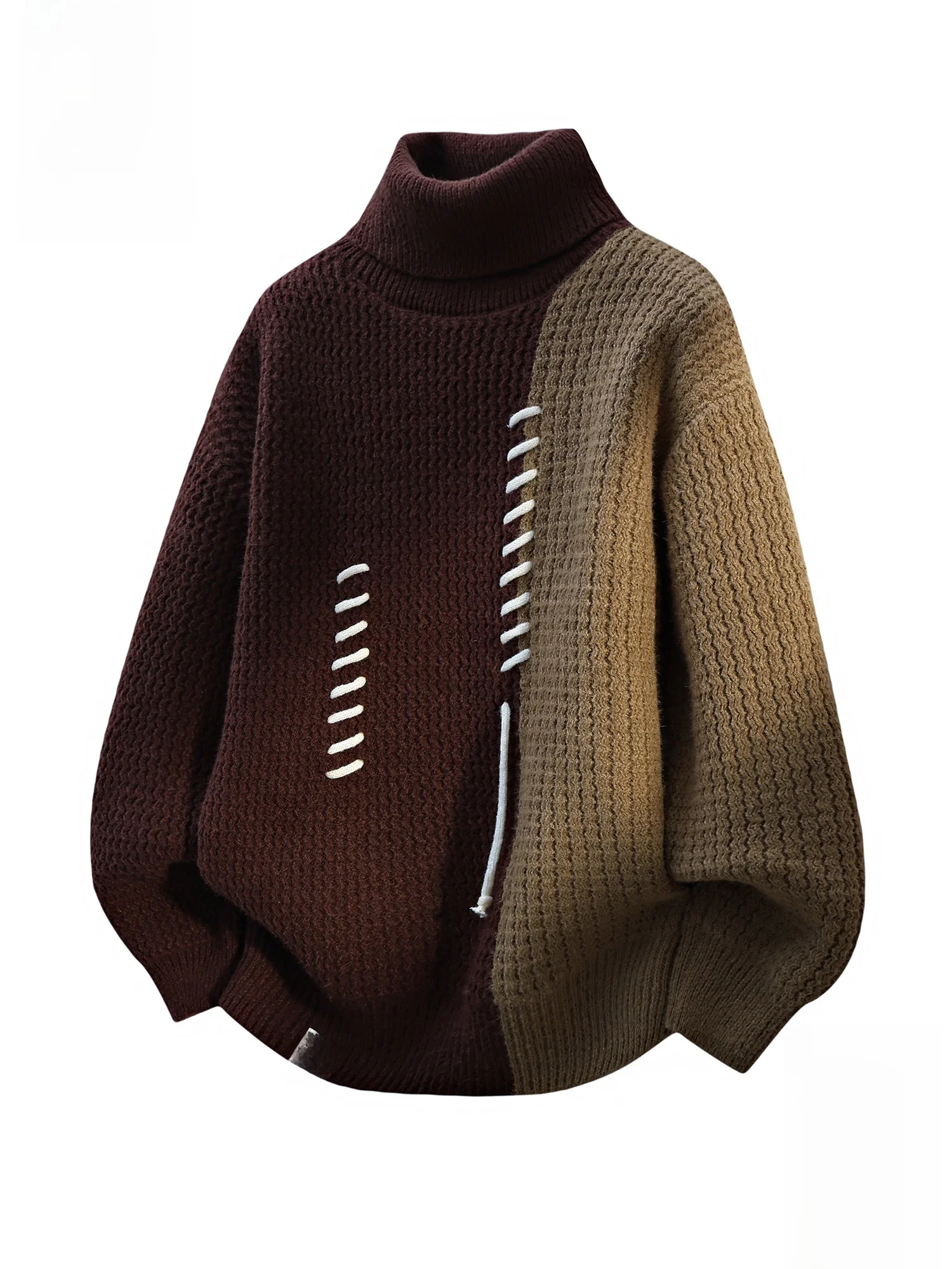 

Мужской вязаный свитер Paul Frank свободного кроя, повседневная теплая зимняя одежда с принтом обезьяны Big Mouth, дизайн Color Block, полиэстер...