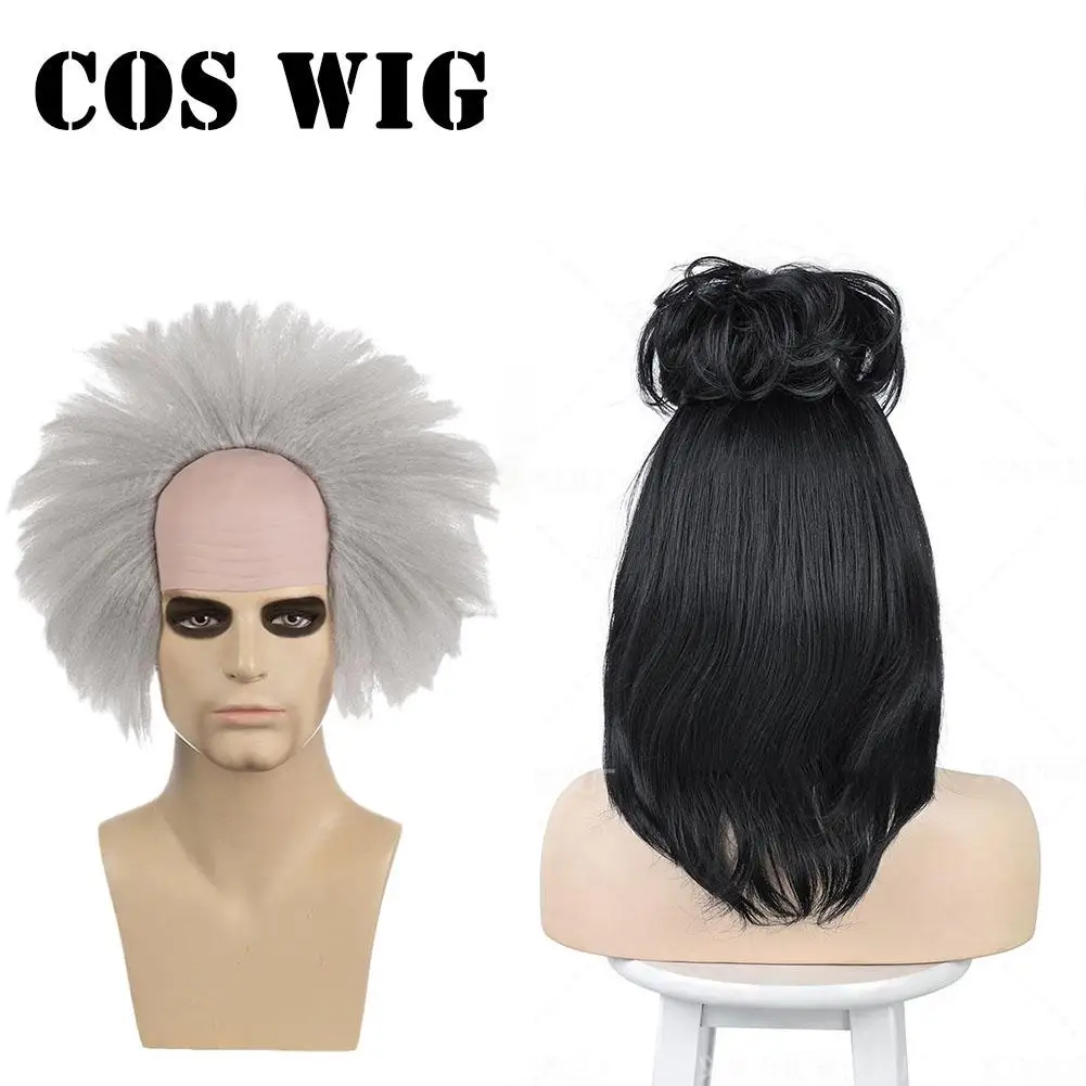 Lydia Cosplay Wig Heat Resistant Synthetic Hair Movie Juice Costume Accessories Men Women Carnival Halloween Party Props