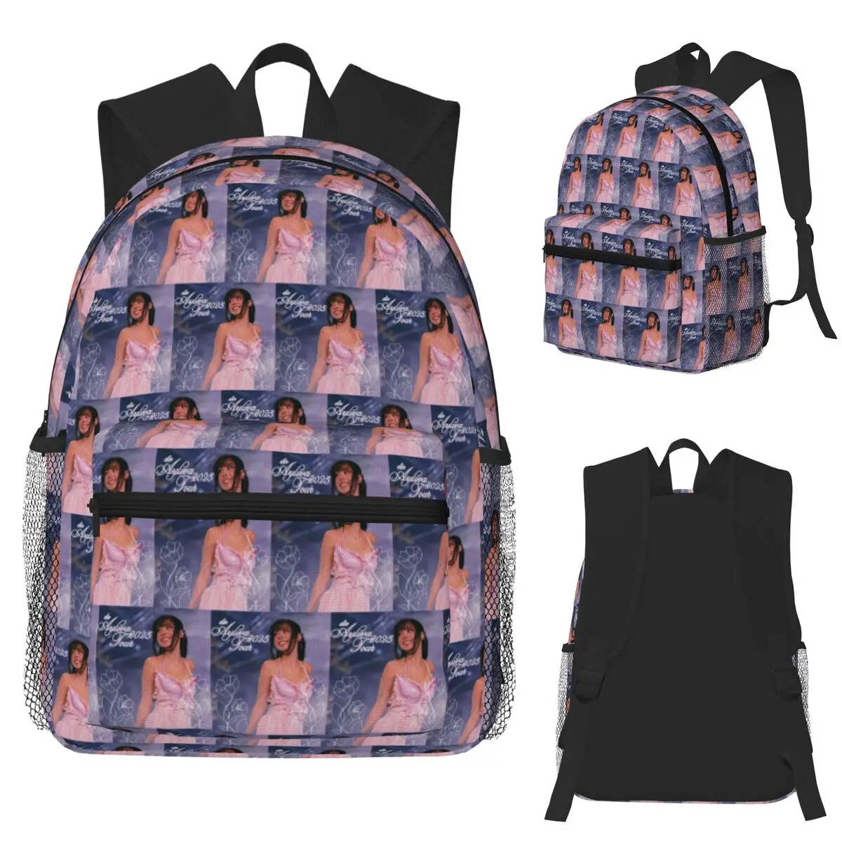 

A-Ayliva Cool Singer Tour Student Backpack School Bag Hiking Travel Daypack for Men Women Fashion Bookbag Shoulder Bags