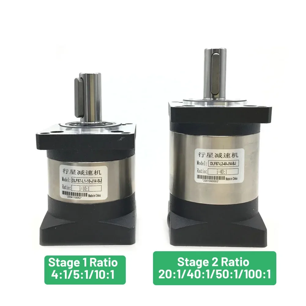 Nema 23 ลดเกียร์ลดดาวเคราะห์ลด 57 มอเตอร์ Step-down เกียร์สําหรับ CNC Router Manipulator เครื่องมิลลิ่ง