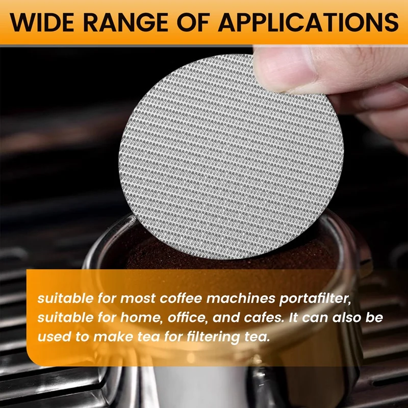 Contact Shower Screen Puck Screen Filter Mesh For Expresso Portafilter Coffee Machine Universally Used