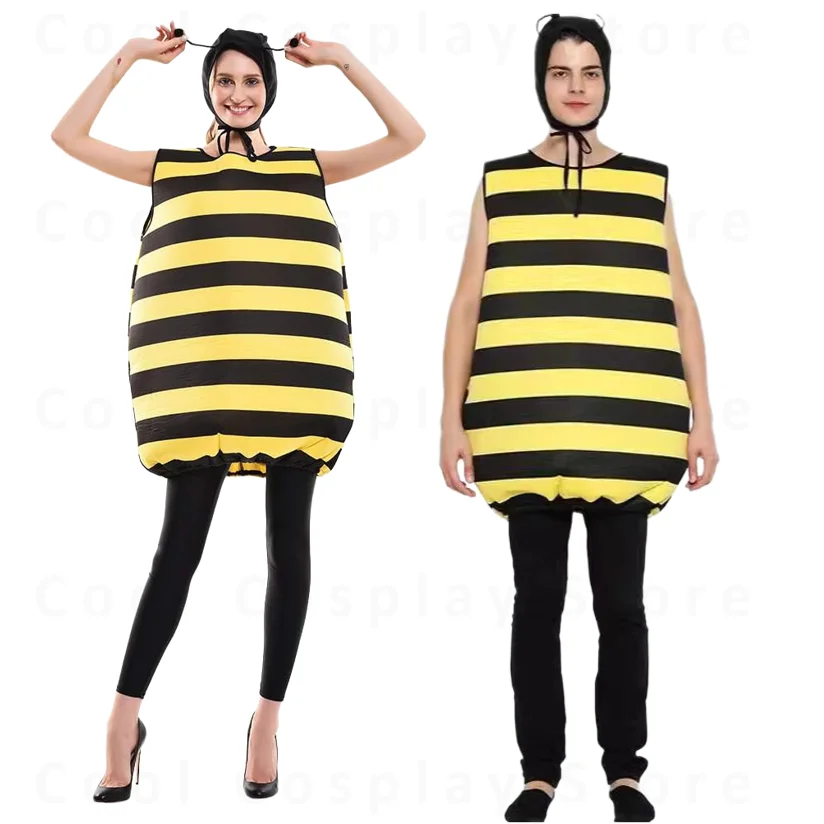 مضحك الكبار طفل النحل ازياء عيد الفصح كرنفال لطيف الحيوان دور اللعب مجموعات هالوين الحشرات تأثيري ملابس مجموعة ملابس الحفلات #3