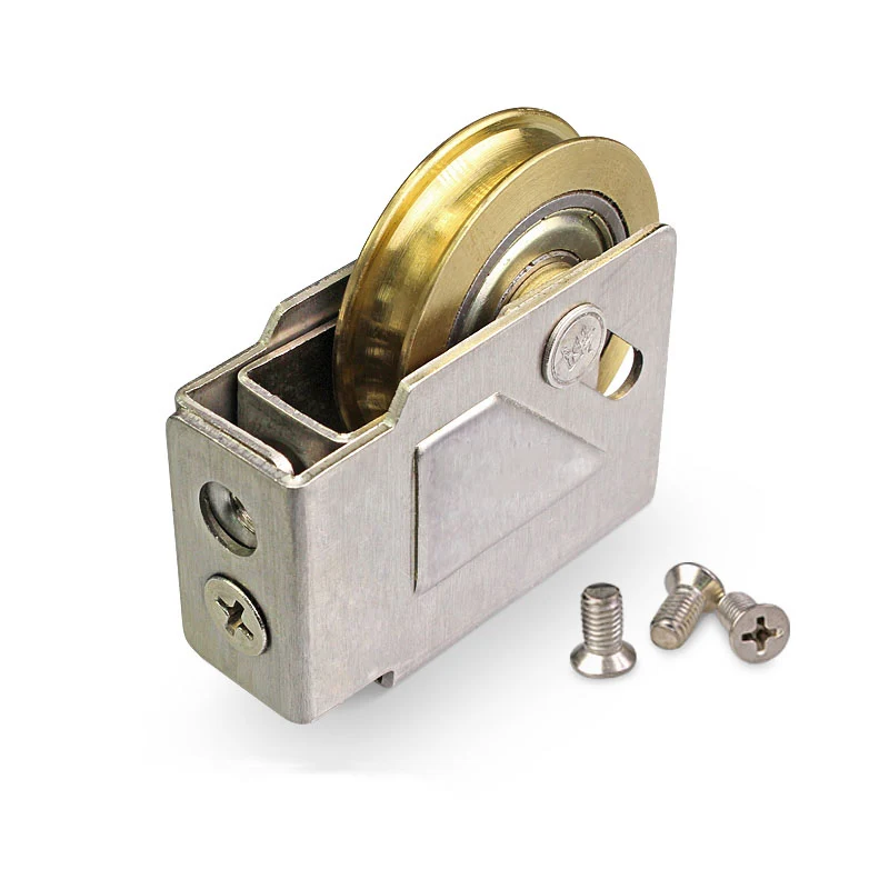 73-тип раздвижной пластиковый стальной дверной шкив из алюминиевого сплава, оконный ролик, латунное колесо, часть бытовой техники