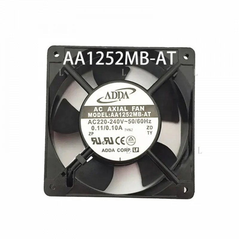 

L New for ADDA AA1252MB-AT Case cooling fan AC 220-240V 0.11/0.10A 120*120*25mm 2Pin