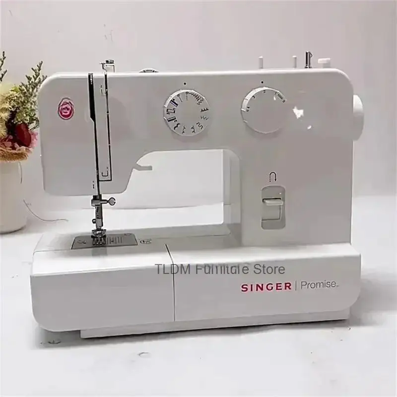 Household Sewing Machine Modern Desktop Electric Sewing Machines 9 Stitch Patterns For Thick Material Multifunctional Lock Edge