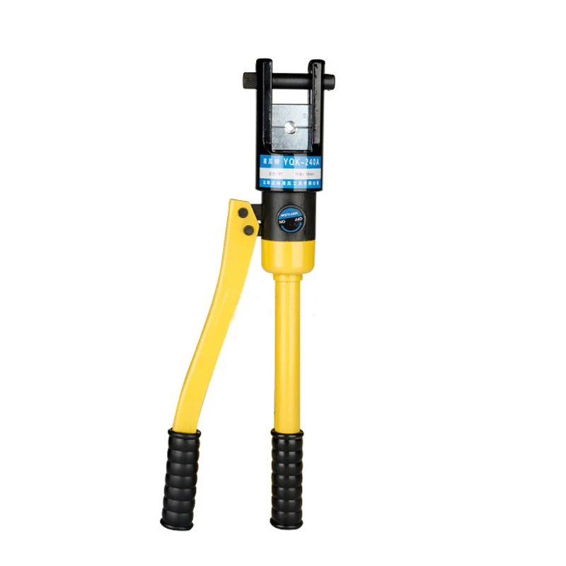 YQK-240A Hydraulic Cable Lug Crimping Tool 12 Ton, Hexagonal Dies 10-240mm², Copper Aluminum Terminal, OEM Electrician Repair
