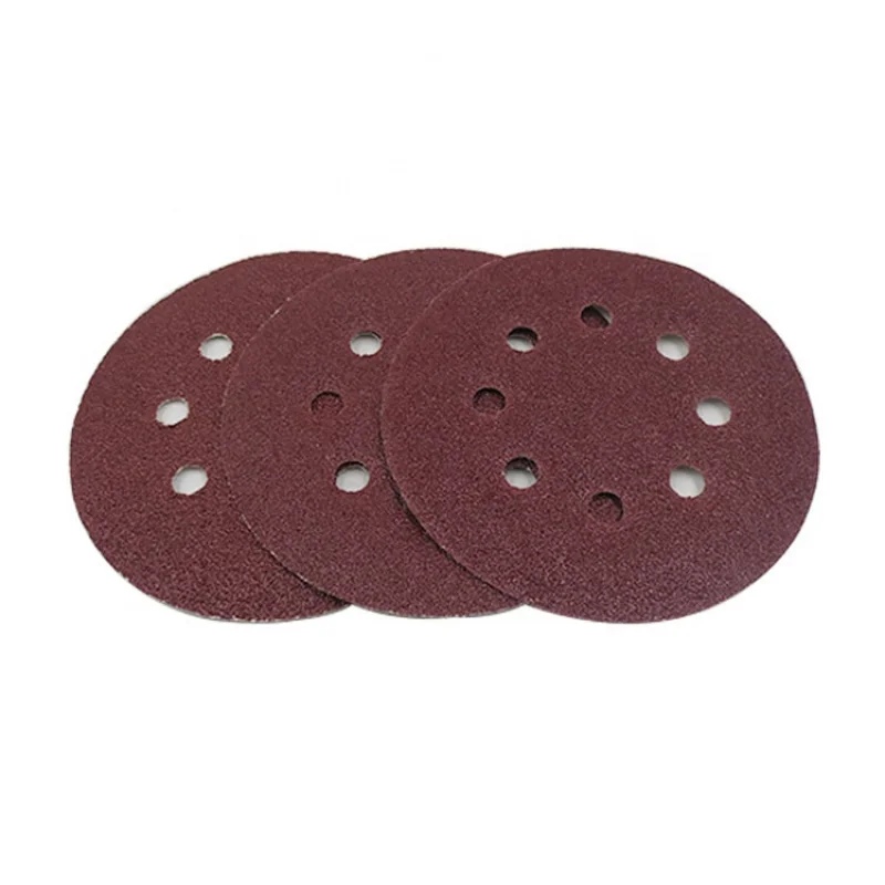 High Hardness 100mm Coarse/Medium/Fine Marble Granite Polishing Sandpaper Disc 125mm Aluminium Sanding Discs OEM Customization