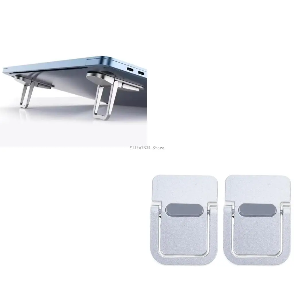 

Compactly Foldable Laptop Elevator For Notebook Ergonomic Height Adjustment Travel Friendly Construction