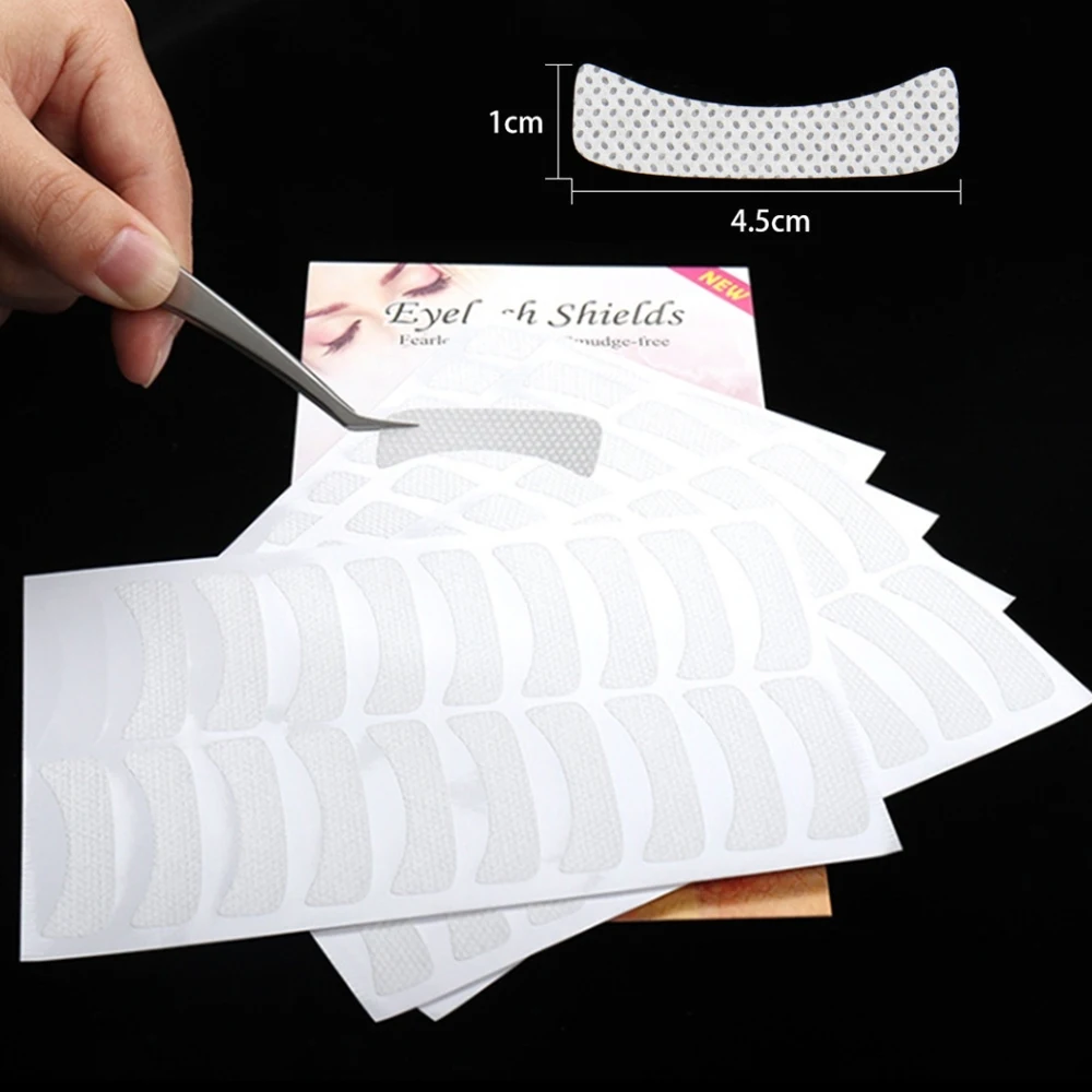 100pcs Eyelash Extension Patch Tape Lifting Eyelashes Supplies Non-woven Fabrics Patches for Extension Lash Patch Micropore Tape