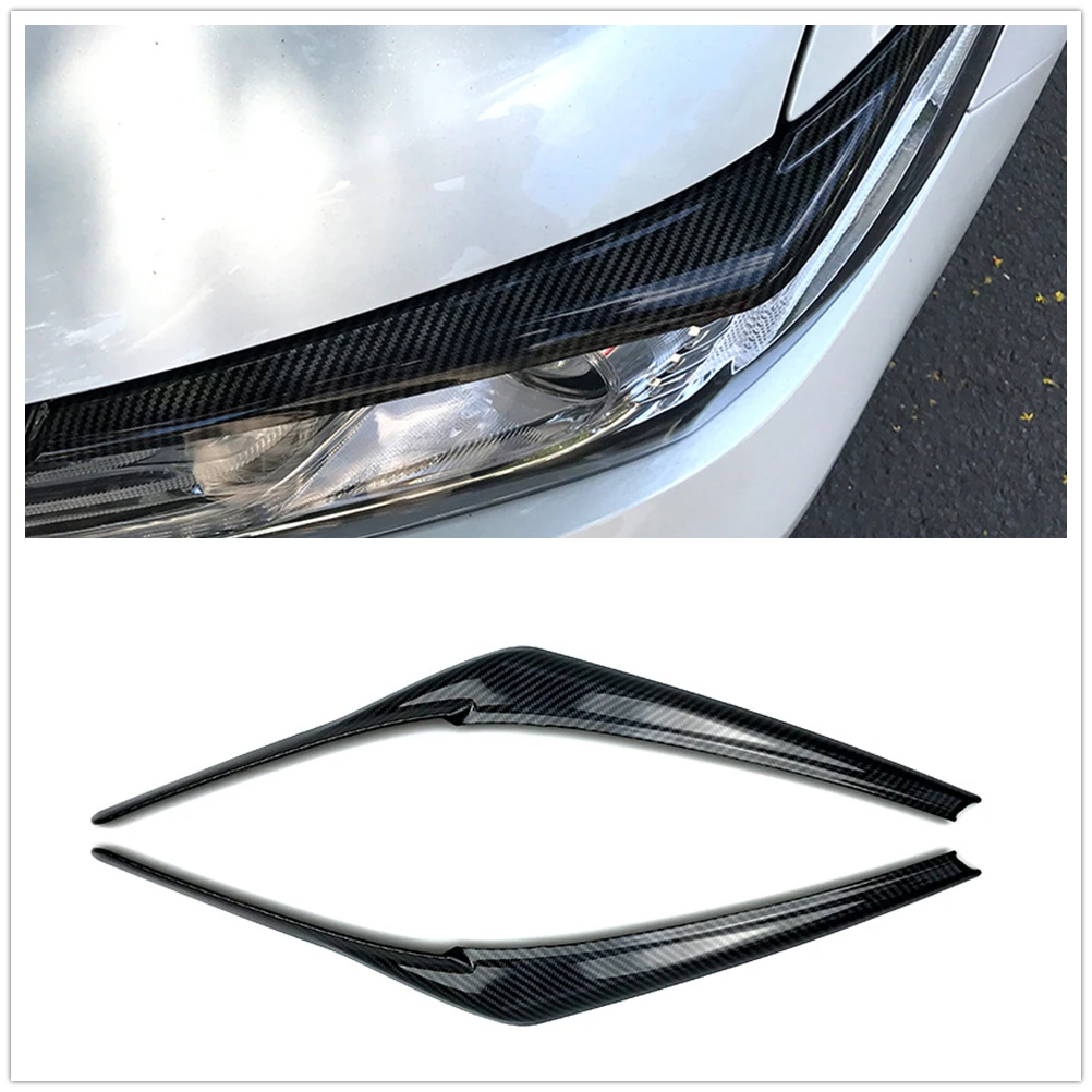 

Headlight Eyebrow For Toyota Camry LE XLE SE XSE All Models 2018-2023 Car Headlamp Eyelid Cover Front Head Lamp Light Brow Trim