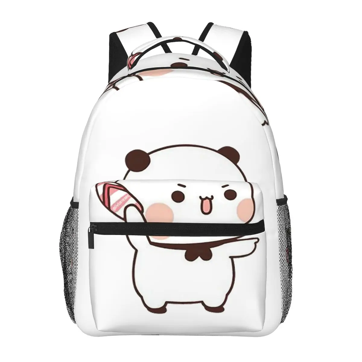 

Cute Bubu Is Throwing Flip-flops At Dudu Backpacks Boys Girls Bookbag Children School Bags Cartoon Laptop Rucksack Shoulder Bag